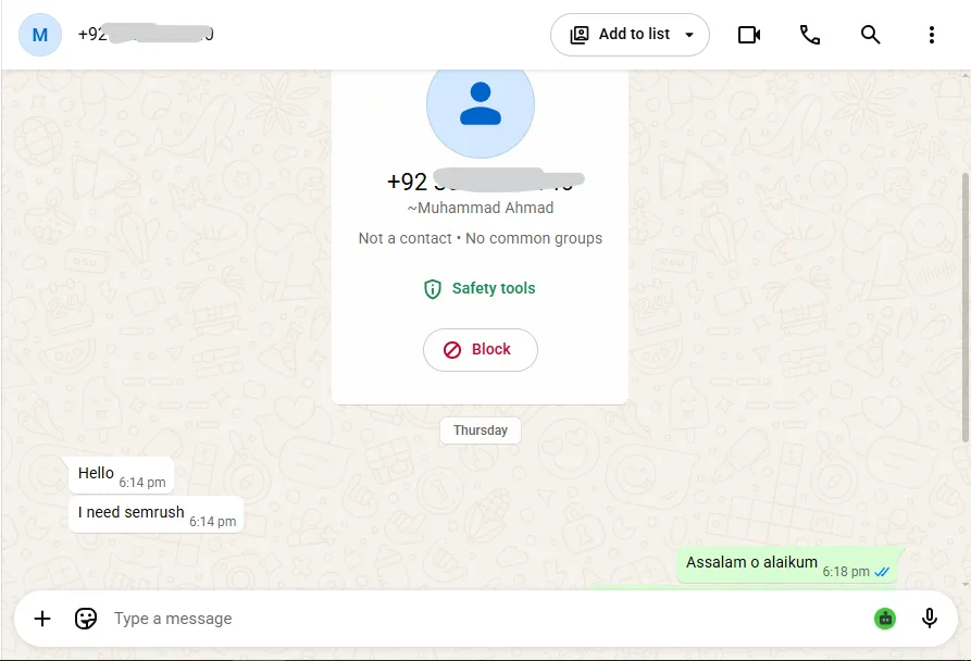 WhatsApp buyer or payment screenshot 5