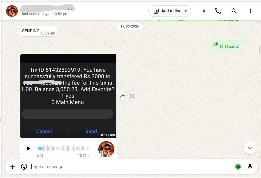 WhatsApp buyer or payment screenshot 7
